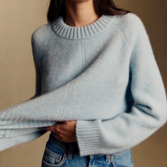 Sézane NWT Sama Jumper in Sky Blue Size S